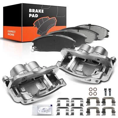 Pinzas de freno delanteras 6 piezas + pastillas de freno de cerámica para Hyundai Santa Fe XG300 XG350 Foto 1 de 4