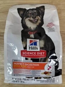 Hill's Science Diet Perfect Digestion Adult 1-6 3.5 Pound Exp 01/2026 New Sealed - Picture 1 of 13