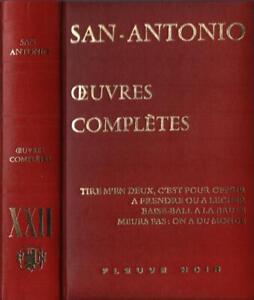 Oeuvres completes San-Antonio - N 22 - XXII - bon etat - Regroupe 4 romans DARD