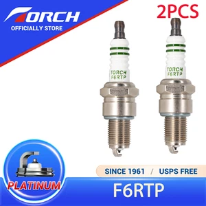 2x Candela di accensione resistenza originale Torcia F6RTP per NGK 7084 BPR6EGP BPR6ES WR7DP - Foto 1 di 9