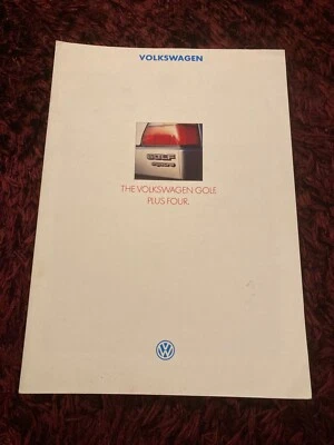 VW Golf Syncro Plus Four Brochure 1987 - UK Issue Oct 1986, Mk2 Golf - Image 1 of 2