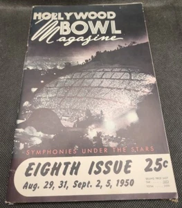 Revista Hollywood Bowl 1950 vintage: Sinfonías bajo las estrellas octavo número  - Imagen 1 de 5