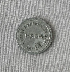 KADENA AIRMEN'S Open Mess Okinawa Japan Good For 5¢ in Merchandise Token;V303 - Picture 1 of 2