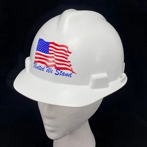 Gorra Patriótica Sombrero Rígido Blanca MSA V-Gard Serie Freedom Clase E/G Tipo 1 Mediana - Imagen 1 de 11