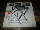 Vinnie Vincent Invasion Kiss Signed/Autographed Promo 45 Record Jsa Certified