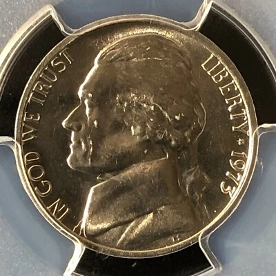 1973 5C FS Jefferson Nickel PCGS MS65FS                  25008555 - Image 1 of 4
