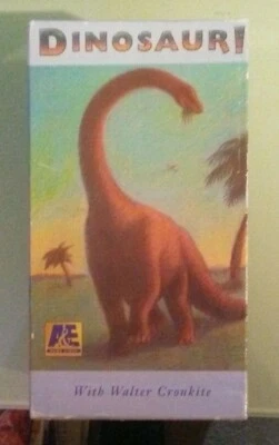 DINOSAUR ! with walter cronkite  VHS VIDEOTAPE   4 tape set  - Image 1 of 2