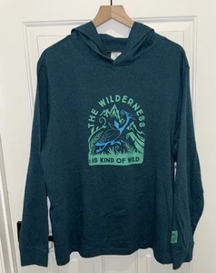 Disney Parks Pixar Up The Wilderness Is Kind Of Wild Hooded Tee T Shirt Large L - Picture 1 of 9
