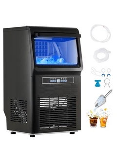 VEVOR Macchina per Ghiaccio Commerciale 36,29 kg/giorno Display LED Bar Hotel - Afbeelding 1 van 12