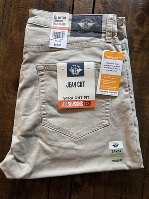 Men’s Dockers All Seasons Tech Straight Leg Jean, New With Tags- 34x34 - Image 1 of 4