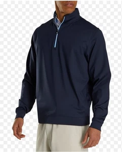 FootJoy FJ Herren XL Golf Performance 1/2 Zip Pullover Navy Blau Mid Layer - Bild 1 von 10