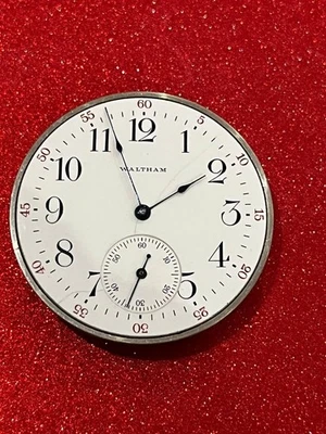 Waltham pocket watch movement 12s - Image 1 of 4