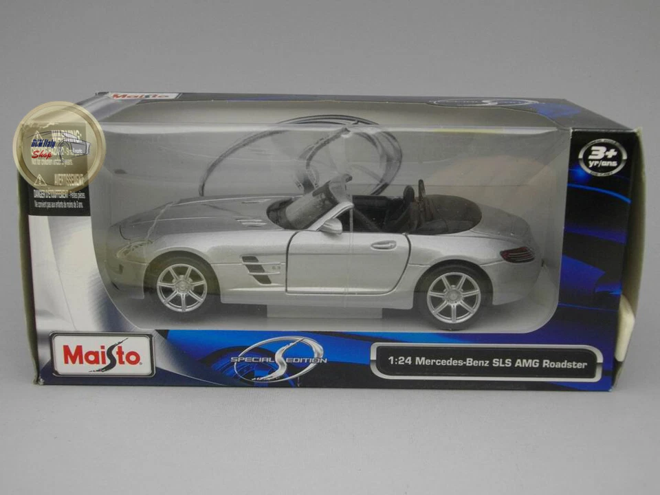 Maisto Special Edition Cars Playset Mercedes Benz SLS AMG Roadster MAI31...