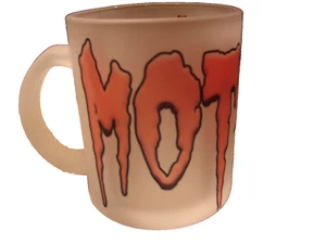 Vintage Mothman Urban Legend Frosted Coffee Mug / Cup Horror Monster Scary SCIFI - Picture 1 of 10