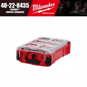 Milwaukee 48-22-8435 5-Bin Impact Resistant Polymer Packout Compact Organizer - Picture 1 of 11