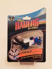 NIB Disney Racers Oswald The Rabbit 1:64 Scale Die-cast Metal Body Race Car toy