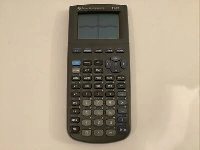 VINTAGE TEXAS INSTRUMENTS TI-82 GRAPHING CALCULATOR - WORKS GREAT - - Image 1 of 4