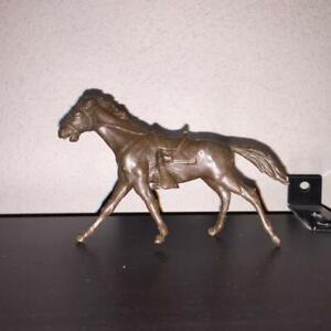 Marx 54mm Cavalry Horse in Brown Plastic.  Fort Apache