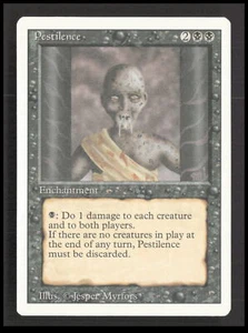 MTG Pestilence Common Revised Edition Card CB-1-3-B-46 - Bild 1 von 7