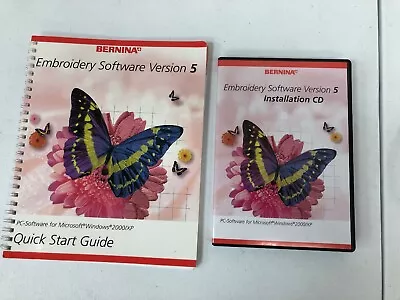 Bernina Embroidery Software 5 Installation Replacement CD (No Dongle)  - Image 1 of 2