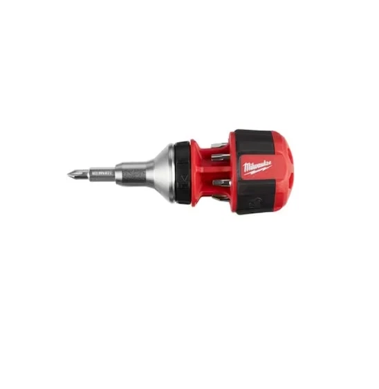 Milwaukee Tool 48-22-2330 8-In-1 Compact Ratcheting Multi-Bit Driver - Image 1 of 1