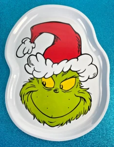 Dr. Suess The Grinch Tray How the Grinch Stole Christmas Serving Baking Tray NEW - Picture 1 of 5