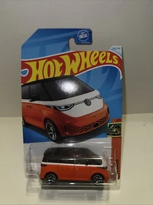 2024 HOT WHEELS VOLKSWAGEN ID. BUZZ IN ORANGE COLOR NICE!! - Picture 1 of 5