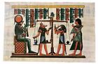 *Handmade Egyptian papyrus* Judgment Day* 8x12”