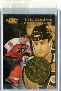 1996-97 Pinnacle Mint Eric Lindros Promo Card W/ Coin SEALED IN PROMO PACK RARE - Picture 1 of 1
