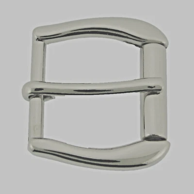 Pin Belt Buckles for Men's Fits 1.0″ inch 25mm Watch Belt Silver Chrome Metal - Image 1 of 4