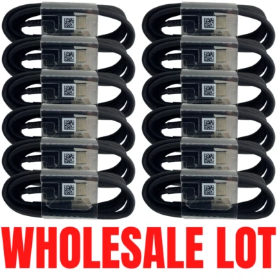 Wholesale Bulk Lot USB Type C Cable Fast Charger For Samsung S20 S9 S10 Ultra S8 - Image 1 of 4