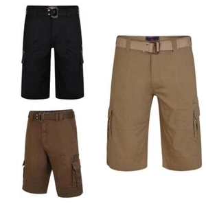 "Pantalones cortos de carga elásticos de algodón talla King para hombre talla Plus 40-58" - Imagen 1 de 4