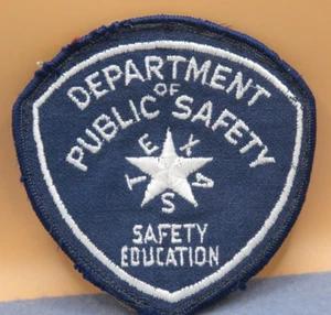 Texas Dept of Public Safety Safety Education Patch Vintage Uniform Collectible - Picture 1 of 2