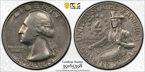 1976D Bicentennial Quarter FS-101 Doubled Die Obverse PCGS Slabbed Cover