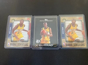 Lot Of (3) 2007-08 Kevin Durant Rookie RC Seattle Supersonics - Picture 1 of 5