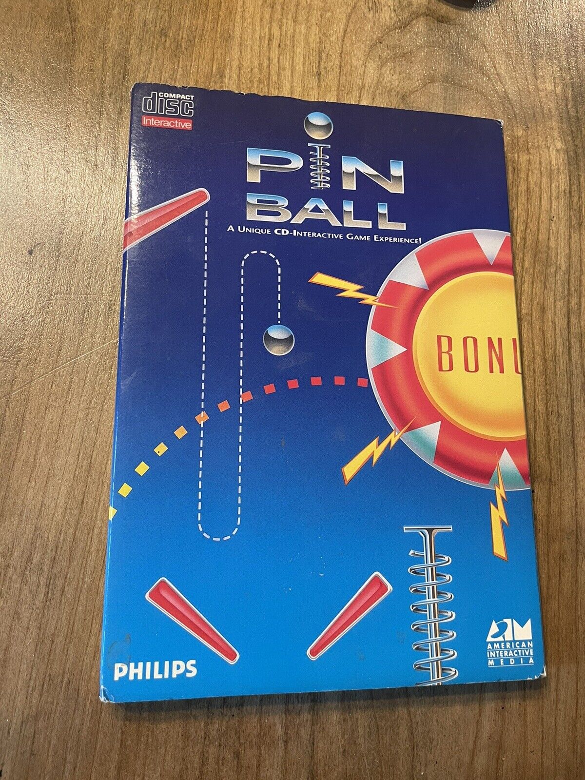 VIDEO GAME Pinball (1991) Philips CD-I With Slip Cover