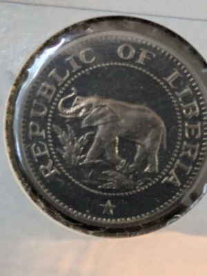 1972 LIBERIA   ONE  CENT   COIN (KM.#13) Uncirculated - Image 1 of 2