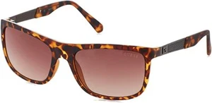 Guess Unisex Sunglasses - GU6843 56F - Tortoise Frame w/ Gradient Brown Lens - Picture 1 of 2