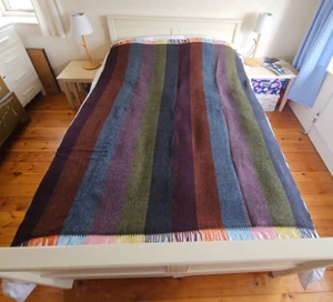 Manta/tiro de lana pura multirayas Paul Smith nuevo con etiquetas (precio de venta sugerido por el fabricante 260 GBP) - Imagen 1 de 14