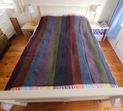 BNWT Paul Smith Multistripe "Stripey" Pure Wool Blanket/Throw (RRP £260) - Image 1 of 4