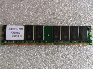 Memoria DDR Buffalo MS4003-S512MBJ 512mb PC3200 400MHz CL3 184 Pin - Picture 1 of 1