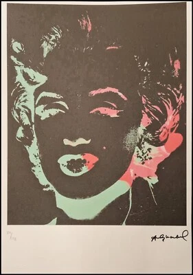 ANDY WARHOL * Marilyn Monroe * signed lithograph * Kunstdruck * limited # xx/125 - Bild 1 von 4