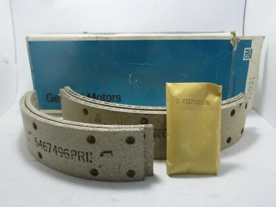 Kit de forro de zapata de freno trasero Pontiac 65-70 NOS 5464 Foto 1 de 4