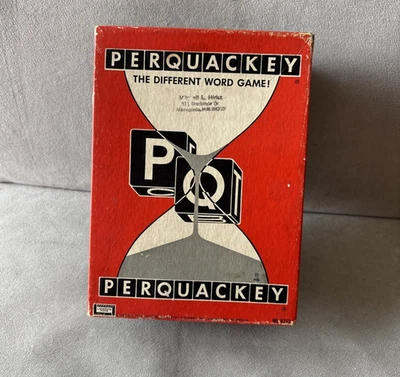 Perquackey Word Game 1956 edition Hollingsworth Bros. Lakeside Toys No.8313 - Image 1 of 4