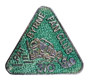 Vintage Old The Pat Byrne 310 Stock Car Racing Fan Club Members Enamel Badge - Picture 1 of 2