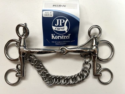 Новый JP Korsteel Pelham Tom большой палец английский одиночный соединения Snaffle лошадь бит 5» - Изображение 1 из 3