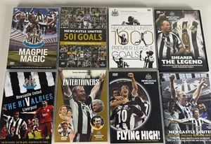 8x Newcastle United DVD Bundle Job Lot. Season Review Rivalries 1000 PL Goals - Picture 1 of 10