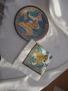 vintage disney lion king paper party plates napkin log kids birthday supplies - Picture 1 of 2