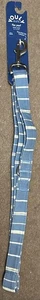 Youly the Poet Blue Striped 6 ft. Dog Lead - Picture 1 of 6