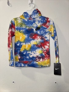 Nike Kids Club tye-dye Hoodie size 4 new - Picture 1 of 6